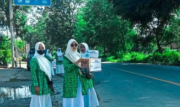 Fatayat dan Muslimat NU Trimurjo Galang Donasi Rp26.272.000 untuk Korban Banjir di Sumatra