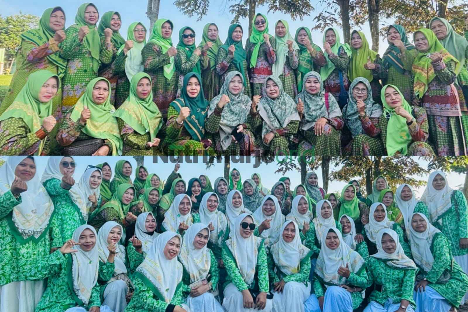 Momen Hari Jum'at dan Tanggal Merah, PAC Muslimat dan Fatayat NU Trimurjo Gelar Ziarah Wali Lampung